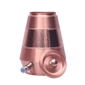 Elegant <b>Copper</b> Water Dispenser Drinking Water Storage Container with Tap Perfect for Kitchen Dining <b>Table</b> and Hospitality Use - Product Image 6