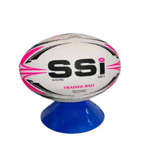 Ballon de rugby Pro Match Construction cousue à la main en caoutchouc durable Idéal pour toutes les conditions météorologiques et les sports de compétition - Product Image 1