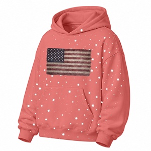 Hoodie Streetwear Oversize de Qualité Supérieure, Couleur Rose Foncé, Nouveau Design, en Coton, Meilleure Vente - Product Image 3