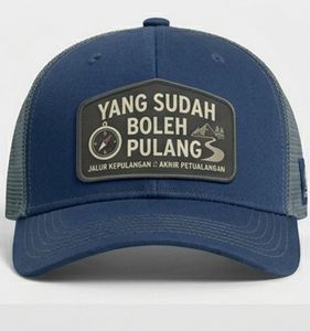 Casquette Trucker en Maille Personnalisée avec Patch Brodé sur le Devant, Réglable, Unisexe, pour Activités de Plein Air Printemps-Été, Usage Quotidien - Product Image 1