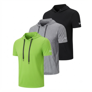 Sudadera sin Mangas con Capucha, Logotipo Personalizado en la Parte Delantera, Bolsillo, Transpirable, Corte Regular, de Alta Calidad, Ecológica, Unisex, 100% Felpa - Product Image 1