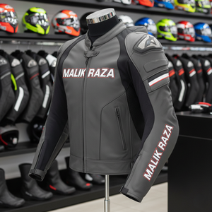 Chaqueta de Cuero Profesional para Motociclismo de Carreras |   Equipo de Motociclista de Cuero Vacuno de 1.3 mm para Hombre |   Chaqueta de Motocicleta Estilo Competición con Protección CE - Product Image 5