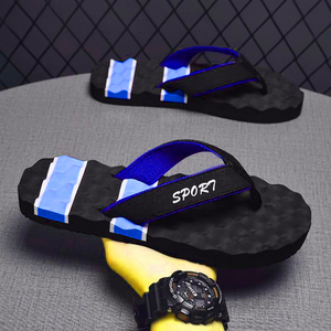 Tongs et claquettes tendance pour hommes, sandales décontractées d'été pour intérieur/extérieur, plage, avec semelle épaisse antidérapante en EVA - Product Image 6