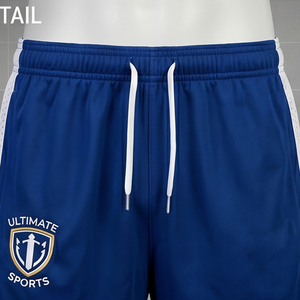 Shorts de sport pour le football, 100% polyester, avec cordon de serrage, shorts d'entraînement pour hommes, shorts de sport athlétiques pour hommes - Product Image 6