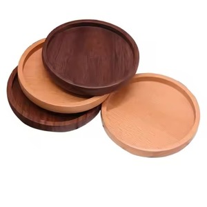 Ensemble de sous-verres en bois artisanaux, accessoires décoratifs pour boissons, pour la restauration de luxe, les restaurants, les hôtels, les bars, la décoration de table à la maison - Product Image 3