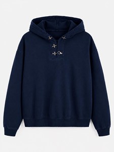 Sudadera con Capucha Oversize de Felpa Pesada, de Algodón Premium, Estilo Urbano Casual para Invierno, Fabricante OEM - Product Image 1