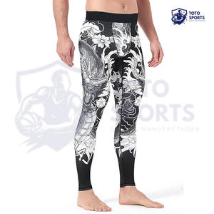 Pantalones de Compresión Deportivos para Hombre, de Alta Calidad, Transpirables, Cómodos, a la Moda, con Logotipo Personalizado, Precio al por Mayor - Product Image 3