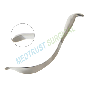 Retractor Cobra Aufranc de 11.5 Pulgadas, Instrumento Ortopédico de Acero Inoxidable para Retracción en Cirugía de Articulación de Cadera y Tejidos Profundos - Product Image 4