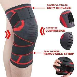 Genouillère en néoprène Econex Sports, respirante, avec fermeture à enfiler, pour la musculation, toutes saisons, unisexe, taille universelle - Product Image 5
