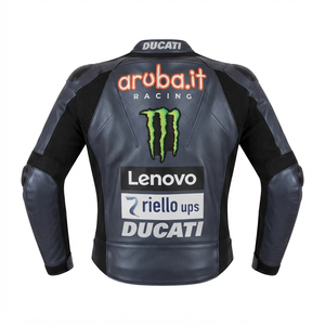 Men’s Cowhide Leather <b>Racing</b> <b>Jacket</b>/Chaqueta MotoCP Style CE Level 2 Armor Motorcycle Track Riding Protective Gear CE - Product Image 2