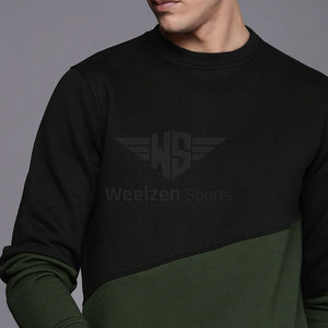 Sweat-shirt minimaliste pour homme, idéal pour la superposition, la détente et la mode quotidienne, en coton mélangé. - Product Image 4