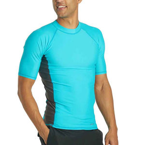 Rash Guard Top Selling Best Product Rash Guard In Short Sleeve Cheap Price Custom Design In Stock Wholesale Gym Fitness - Product Image 2