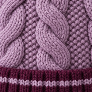 Gorro de Punto de Invierno para Hombre y Mujer, Tejido de Cable, con Puño Plegado, Dos Tonos, Elástico, Casual, para Exteriores - Product Image 6