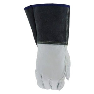Gants de soudage en cuir de mouton pour hommes, approvisionnement en gros, gants de sécurité industriels robustes, gants mécaniques pour soudage TIG, surface lisse - Product Image 4