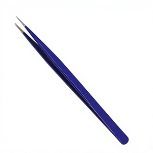 Pince à volume et à isolation incurvée TEEJAY Plasma Blue J avec poignée droite à maintien supplémentaire en acier inoxydable anti-magnétique - Product Image 4