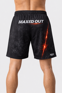 Shorts de sport pour hommes à imprimé numérique éclatant, en polyester, avec cordon de serrage, vêtements de sport personnalisés, fournisseur d'usine OEM - Product Image 2