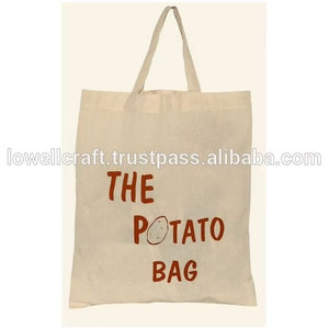Recyclable Promotional Plain Tote <b>Bag</b> Reusable Cotton Grocery Shopping <b>Bag</b> Eco Friendly Canvas Carry <b>Bag</b> for Daily Shopping Reta - Product Image 2