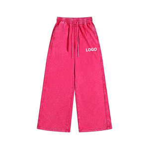 Pantalones Deportivos Personalizados para Hombre, Estilo Vintage, Corte Acampanado, Ropa Urbana, Algodón, Corte Holgado, Estampado Gráfico de Moda - Product Image 1