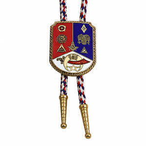 Accesorio de Corbata Bolo para Graduación |   Charm Deslizante con Logotipo Personalizado Grabado |   Plata Antigua Chapada en Oro al por Mayor - Product Image 2