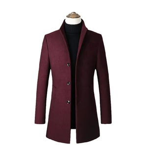 Sudadera con capucha tipo abrigo largo para hombre, con chaqueta impermeable de invierno, cuello alto y letras personalizables. - Product Image 1