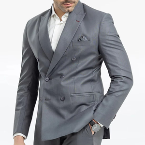 Costume d'affaires trois pièces grande taille pour homme, pantalon, veste et gilet formels tissés pour le bureau et les mariages - Product Image 6