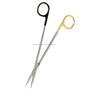 Tijeras de Tenotomía Quirúrgicas de Precisión Stevens World, Rectas, de Carburo de Tungsteno, Súper Afiladas, con Anillos Dorados y Negros, para Microcirugía - Product Image 5