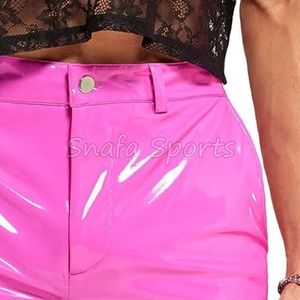 Prix de gros – Short en cuir pour homme, usage extérieur, décontracté et sportif, avec logo personnalisé, 100 % cuir véritable - Product Image 6