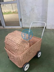 Carrito de ratán de moda, fabricado en Vietnam, con precio de mayoreo, OEM, ODM, color y material de la mejor calidad para juguetes infantiles. - Product Image 3