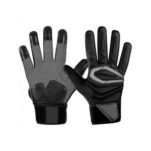 Gants de sport d'extérieur à doigts entiers WARPRO INDUSTRY, noirs, en PU, antidérapants, fermeture à scratch, unisexe, toutes saisons - Product Image 4