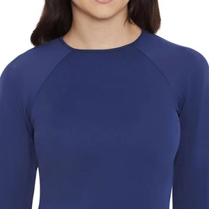 Haut de compression à manches longues pour femme, haute performance, en Spandex, pour la gym et l'entraînement, design personnalisé - Product Image 6