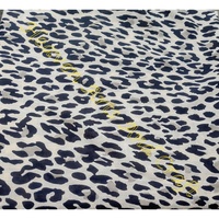 Tissu 100% coton imprimé léopard jungle safari, couleurs éblouissantes, imprimé léopard en coton indien, impression à la main pour kaftan kimono