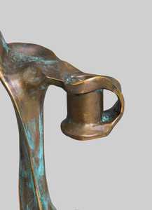 Handmade Durable Eco-Friendly Portable Aluminum <b>Candlestick</b> <b>Holder</b> with Floral Design for Religious Activities - Product Image 4
