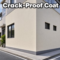 Enduit de finition 1K à faible teneur en COV, anti-fissuration, élastique, imperméable, écologique pour surfaces en plâtre et ciment, flexible et résistant aux fissures
