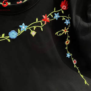 เสื้อยืดแขนสั้นผู้หญิง เสื้อยืดปักลายดอกไม้ เสื้อยืดสั่งทำพิเศษสำหรับผู้หญิง - Product Image 3