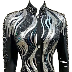 Chaqueta de caballo cómoda, duradera, transpirable, ajustada, elegante chaqueta de competición para montar a caballo - Product Image 2