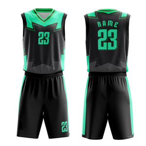 Ensemble d'uniformes de basketball personnalisés, respirants, à séchage rapide, réversibles, vêtements de basketball pour hommes, maillots - Product Image 2