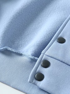 Premium Streetwear Light Blue <b>Summer</b> Varsity <b>Jacket</b> <b>Men</b> Baseball Style High Quality OEM Wholesale Supply Breathable Eco-Friendly - Product Image 4
