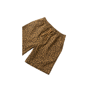 Nouveaux shorts de sport pour hommes en maille léopard, respirants, antibactériens, de haute qualité, service OEM personnalisable - Product Image 2