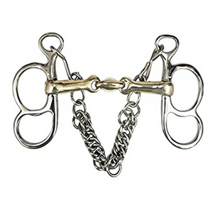 Bridon de dressage Pelham en acier inoxydable, design papillon, avec diverses embouts de bouche, pour l'équitation, pour le nouveau cheval de Riaz Jamal Intel - Product Image 6