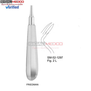 เครื่องมือถอนฟันสเตนเลสสตีลยี่ห้อฟรีดแมนน์ สำหรับคนถนัดซ้าย คุณภาพสูง สำหรับการผ่าตัด - Product Image 4
