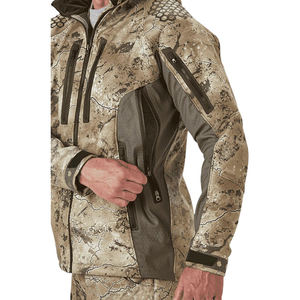 Ensemble de vêtements de chasse coupe-vent en softshell, imperméable, respirant, 100% polyester, imprimé camouflage animal, unisexe - Product Image 5