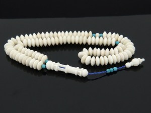 Tasbih de Hueso Natural de 33 Cuentas, Collar de Oración Religiosa, Regalo Islámico - Product Image 2