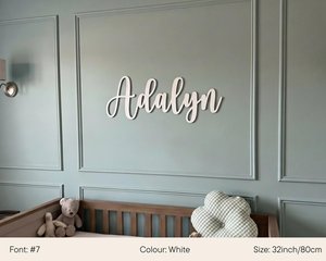 Personalized <b>Wooden</b> Nameplate with Engraved Names <b>for</b> Front Door <b>Home</b> Office and Bedroom Decor Door Giftware Gate Retail - Product Image 3