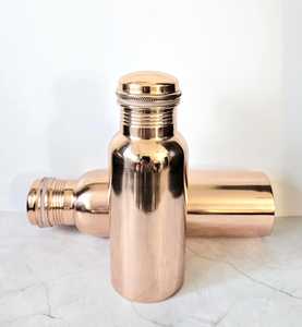 BURAQ HANDICRAT Copper Water <b>Bottle</b> 1L Design for Travel two <b>bottle</b> set - Product Image 3