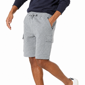 Shorts en molleton de coton pour homme à prix réduit, coupe-vent avec cordon de serrage, logo et couleur personnalisables, 280 g/m², respirant et à séchage rapide - Product Image 3