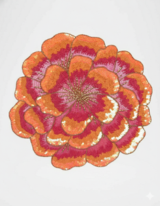 Mantel individual bordado a mano con cuentas de colores para eventos festivos y hogares, mantel de alta calidad para mesas de café y comedor. - Product Image 3