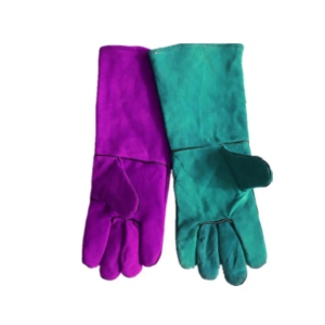 ถุงมือหนังวัวแท้แบบหนา ทนไฟ ป้องกันการเชื่อม ปลอดภัยสำหรับงานอุตสาหกรรม บาร์บีคิว ก่อสร้าง อุปกรณ์นิรภัย ถุงมือหนาอุ่น - Product Image 6