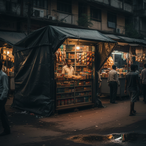 Bâche de protection robuste et imperméable Kirana Store, résistante aux déchirures, pour stand extérieur et stand de vendeur - Product Image 4