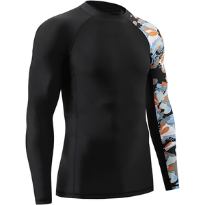 Rashguard Homme Personnalisé Respirant à Manches Longues pour BJJ, Impression Numérique, Vêtement de Sport MMA, Séchage Rapide, Anti-Bactérien, Anti-UV - Product Image 4