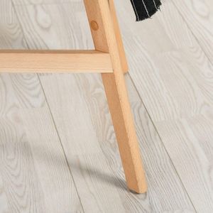 Modern Counter Height Bar <b>Stool</b> with Solid <b>Wood</b> Frame, Nordic High Bar Chair with Ergonomic for Kitchen Island, Restaurant, Café - Product Image 6